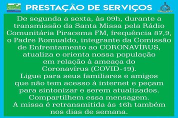 Foto - ORIENTAÇÕES DIVERSAS NO COMBATE AO COVID-19